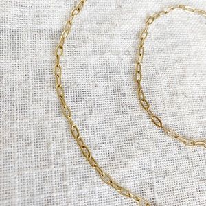 Gold Dainty Chain Link Bracelet Women’s